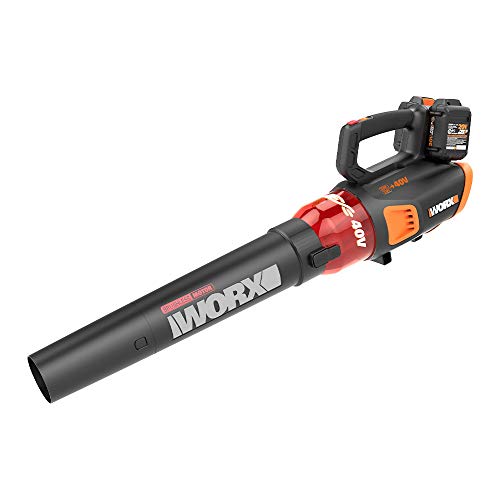 WORX WG584 40V Power Share Turbine Cordless Leaf Blower with Brushless Motor (2x20V Batteries)