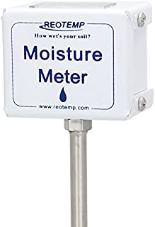 REOTEMP Garden and Compost Moisture Meter (15 Inch Stem), Garden Tool Ideal for Soil, Plant, Farm and Lawn Moisture Testing