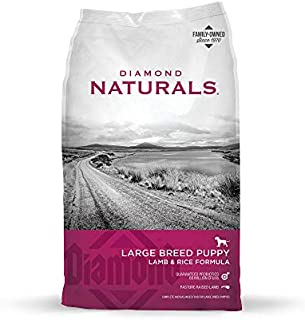 Diamond Naturals Large Breed Puppy Real Lamb Recipe Premium Dry Dog Food, 40 lb