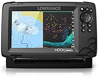 Lowrance HOOK Reveal 7x SplitShot - 7-inch Fish Finder with SplitShot Transducer, GPS Plotter