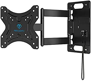 Perlesmith RV Lockable TV Wall Mount for Most 23-43 Inch LED, LCD, OLED Plasma, Flat Screen TVs Full Motion with Articulating Arm Bears up to 77 lbs Swivels Tilts Extends for MotorHomes Camper Trailer