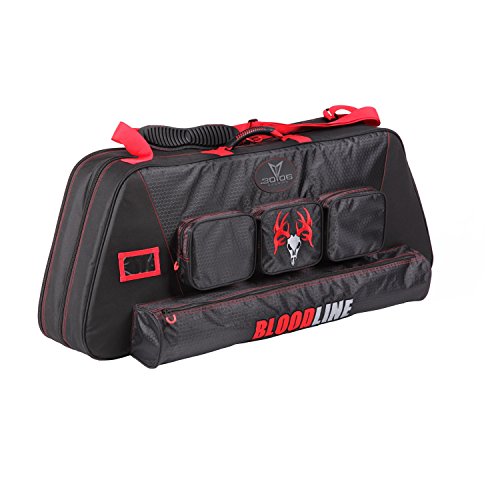 30-06 Outdoors Bloodline Signature Series Double Compound Bow Soft Case, 42 Inch, Black/Red