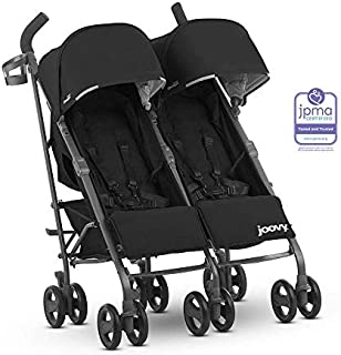 JOOVY Twin Groove Ultralight Umbrella Stroller, Black