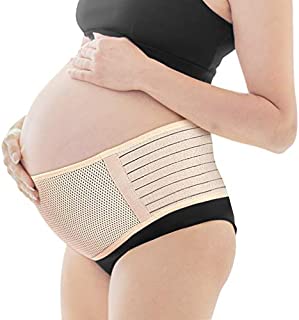 Maternity Belt,Lower Back and Pelvic Support - Belly Band for Pregnancy,Nude