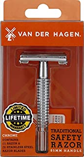 Van Der Hagen Safety Razor Kit - 85MM Chrome