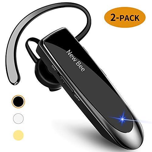 [2 Pack] Bluetooth Earpiece - New bee