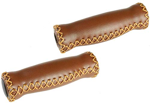 VELO Vinyl Leather Grips - Brown, for 7/8