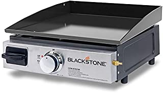 Blackstone Table Top Grill - 17 Inch Portable Gas Griddle - Propane Fueled - For Outdoor Cooking While Camping, Tailgating or Picnicking