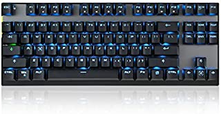 MOTOSPEED 2.4GHz Wireless/USB Wired Mechanical Keyboard 87Keys Led Backlit Red Switches Type-C Gaming Keyboard for Gaming and Typing,Compatible for Mac/PC/Laptop