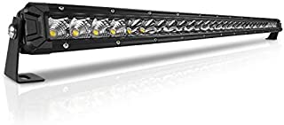 Rigidhorse 32 Inch LED Light Bar Single Row Flood & Spot Beam Combo 30000LM Off Road LED Light Bar Driving Light for Pickup SUV ATV UTV Truck Roof Bumper