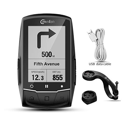 MEILAN GPS Navigation Bike Computer M1 Cycling Computer Bluetooth Connect with Cadence/HR Monitor