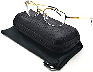 Nearsighted Myopia Glasses, Driving Myopia, Men & Women (Strength: -2.00) + Free Hard Case Storage