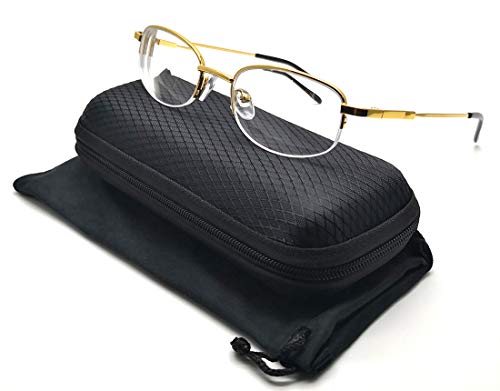 Nearsighted Myopia Glasses, Driving Myopia, Men & Women (Strength: -2.00) + Free Hard Case Storage