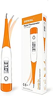 Thermometer for Adults, Oral Thermometer for Fever, Medical Thermometer with Fever Alert, Memory Recall, C/F Switchable, Rectum Armpit Reading Thermometer for Baby Kids and Adults