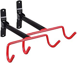 Dirza Wall Mount Bike Hanger Flip Up Garage Bicycle Bike Rack Storage System for Garage Shed with Screws 2 Pack