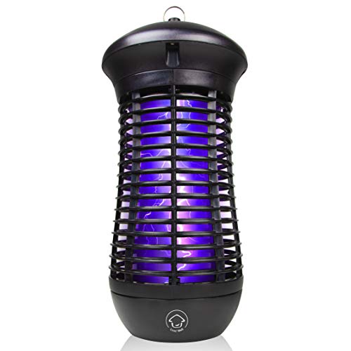 Livin Well Bug Zapper - 4000V High Powered Electric Mosquito Eradicator and Insect Killer Trap with 1,500 Sq. Feet Range and 18W UVA Mosquito Light Bulb