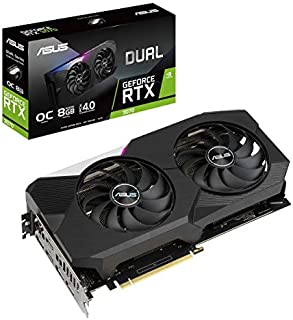 ASUS Dual NVIDIA GeForce RTX 3070 OC Edition Gaming Graphics Card (PCIe 4.0, 8GB GDDR6 Memory, HDMI 2.1, DisplayPort 1.4a, Axial-tech Fan Design, Dual BIOS, Protective Backplate, GPU Tweak II)