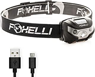 Foxelli USB Rechargeable Headlamp