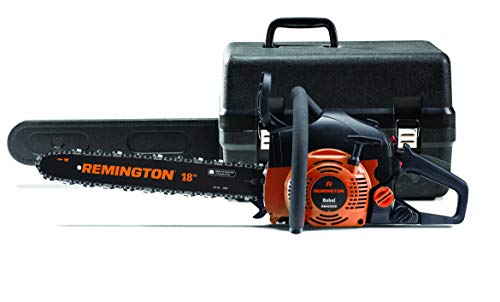 Remington 41AY4218983 RM4218CS 42cc Full Crank 2-Cycle Gas Powered Chainsaw 18-Inch Bar, Automatic Oiler, and Low Kickback Chain, 42cc-18-Inch, Orange