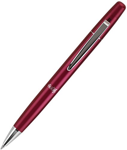 PILOT FriXion Ball LX Erasable, Refillable & Retractable Gel Ink Pen, Fine Point, Red Barrel, Blue Ink, Single Pen (34453)