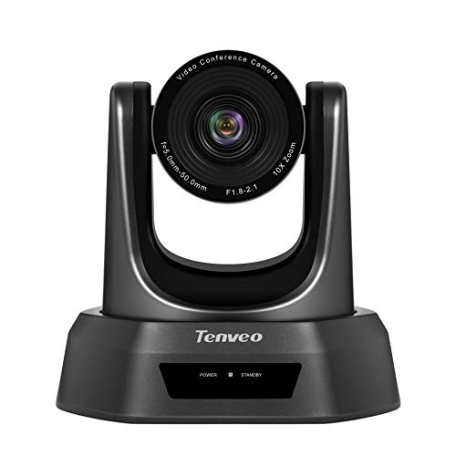 Tenveo NV10A Video Conference Camera 10X Optical Zoom Full HD 1080p HD-SDI HDMI USB PTZ Conference Room Camera for Business Meetings