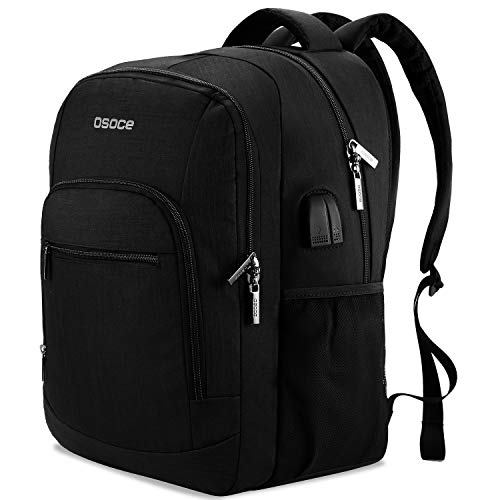 Laptop Backpack,Travel Laptop Back pack Bag with USB Charging Port,Water Resistant For 15.6 Inch laptop