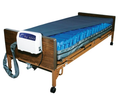 Drive Medical Med Aire Low Air Loss Mattress Replacement System with Alarm, 8