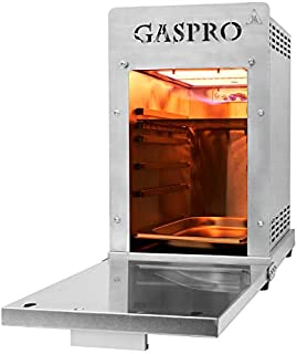 GASPRO 1500 Quick Cooking Propane Infrared Steak Grill with Foldable Dustproof Panel, 304 Stainless Steel, CSA Certified