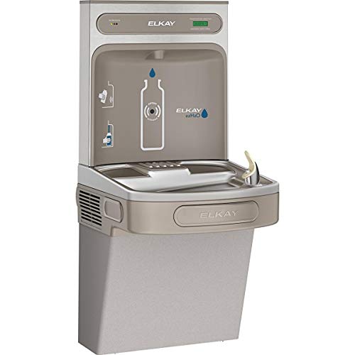 Elkay LZS8WSLK EZH2O Bottle Filling Station with Single ADA Cooler, Filtered, 8 GPH, Light Gray