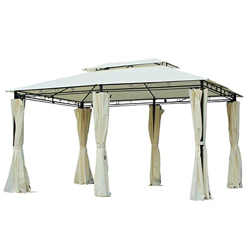 Garden Winds Replacement Canopy Top Cover for Outsunny 10x13 Gazebo - RipLock 350