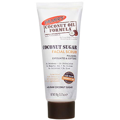 Palmer's Coconut Oil Formula Coconut Sugar Facial Scrub Exfoliator | 3.17 Ounces