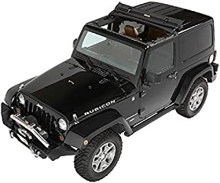 Bestop 5245317 Black Twill Sunrider for Hardtop for 2007-2018 2-Door and Unlimited