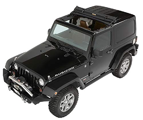 Bestop 5245317 Black Twill Sunrider for Hardtop for 2007-2018 2-Door and Unlimited