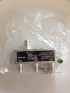 Verizon FIOS 3 Way MoCA Splitter PDI-3WWBB-2.0 Balanced (Not Suitable for DirecTv / Dish Network or Other Cable Carriers)