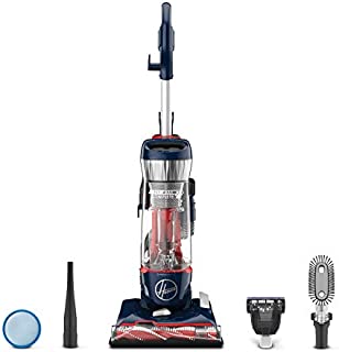 Hoover Pet Max Complete Bagless Upright Vacuum Cleaner, UH74110, Blue Pearl