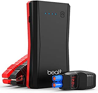 BEATIT B10 QDSP 800A Peak 12V Portable Car Lithium Jump Starter (up to 7.2L Gas or 5.5L Diesel Engine) Battery Booster Phone Charger Power Pack with Intelligent Jumper Cables