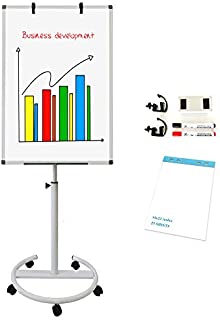 BEST BOARD Mobile Whiteboard, Magnetic Dry Erase Board, Flipchart Easel, 24 x 36 inches