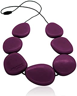 Jellystone Necklace - Silicone (Teething/Nursing) (Eggplant)