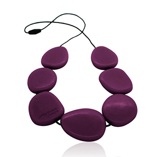 Jellystone Necklace - Silicone (Teething/Nursing) (Eggplant)