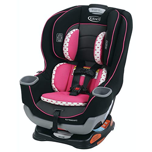 Graco Extend2Fit Convertible Car Seat | Ride Rear Facing Longer with Extend2Fit, Kenzie