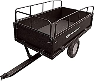 Strongway Steel ATV Trailer - 1200-Lb. Capacity, 17 Cu. Ft.