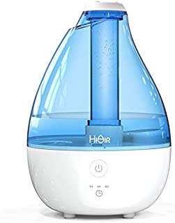 Cool Mist Humidifier - Humidifier for Baby Bedroom, All Night Moisture, Quiet Humidifier with High Low Mist, Auto-Off Timer, Night Light, Easy Use Filterless Humidifier for Home Office Nursery