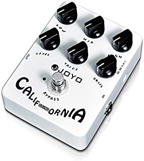 JOYO California Sound Amp Simulator Pedal of Amplifier M.B MK-II Focus Rock Tones from Overdrive to Distortion for Electric Guitar Effect Bypass (JF-15)