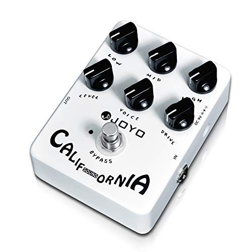 JOYO California Sound Amp Simulator Pedal of Amplifier M.B MK-II Focus Rock Tones from Overdrive to Distortion for Electric Guitar Effect Bypass (JF-15)