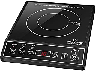 Duxtop 1800W Portable Induction Cooktop Countertop Burner, Black 9100MC/BT-M20B