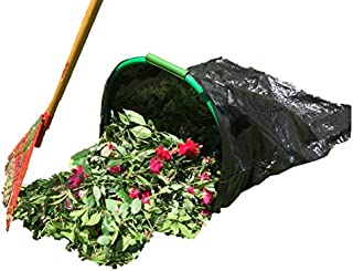 LEAF GULP Turns a Plastic or Bio Lawn and Leaf Bag Into A Hands-Free Dustpan Making Yard Clean-Up A Snap. HGTV - This Product is Pretty Genius. Made in USA