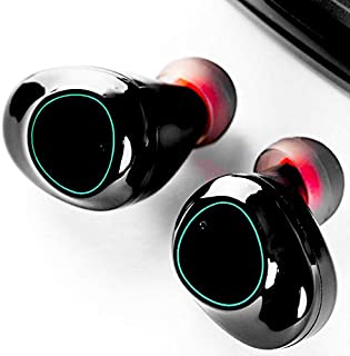 Acaer Bluetooth 5.0 Wireless LED Touch Control IPX7 Waterproof Noise Cancelling Earbuds with Charging Case TWS Stereo Headphones in-ear Built-in Mic Headset with Extra Bass Earphone for Sport Gym Cool