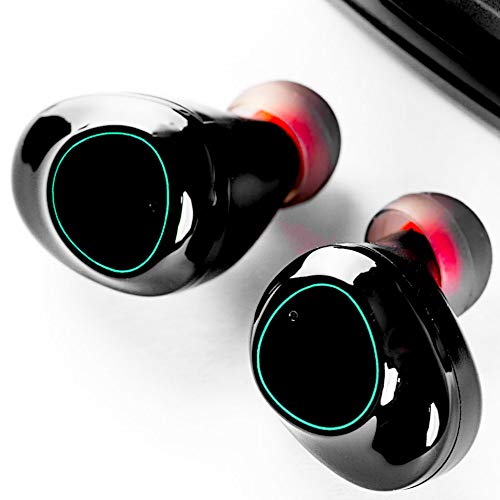 Acaer Bluetooth 5.0 Wireless LED Touch Control IPX7 Waterproof Noise Cancelling Earbuds with Charging Case TWS Stereo Headphones in-ear Built-in Mic Headset with Extra Bass Earphone for Sport Gym Cool