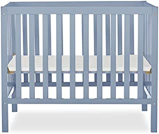 Dream On Me, Edgewood 4-in-1 Convertible Mini Crib, Dusty Blue