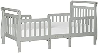 Dream On Me Emma 3 in 1 Convertible Toddler Bed in Steel Grey, Greenguard Gold Certified